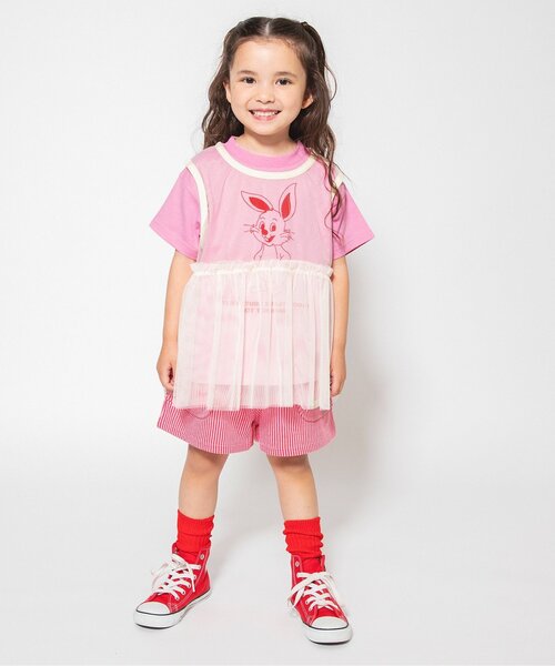 BREEZE（ブリーズ）の「【WEB限定/ジュニア対応】モチーフ半袖Tシャツ（Tシャツ/カットソー・キッズ・イエロー/ピンク/ネイビー/ミント/オフホワイト・130/120/140/110/100/90/80）」の20枚目の写真