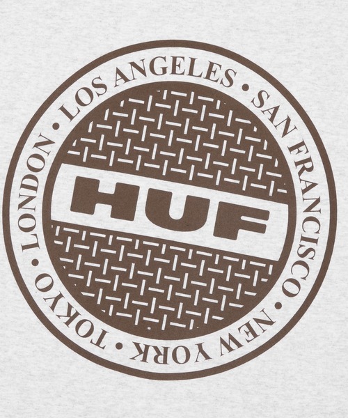 MANHOLE TEE / HUF Tシャツ 半袖 プリント（Tシャツ/カットソー