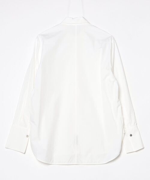 CINOH（チノ）の「FINX COTTON  FRONT FLY SHIRT（シャツ/ブラウス・レディース・ホワイト・36/38）」の12枚目の写真