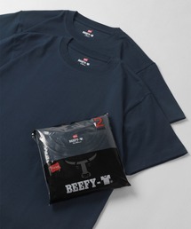 【74】【Hanes/ヘインズ】 BEEFY-T 2枚セット Tシャツ 2P クルーネック Tシャツ ユニセックス/無地