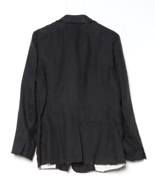 suzuki takayuki(スズキタカユキ)の「frayed jacket(テーラードジャケット・メンズ・ブラック/ブラウン/アイボリー・00/02/01)」の7枚目の写真