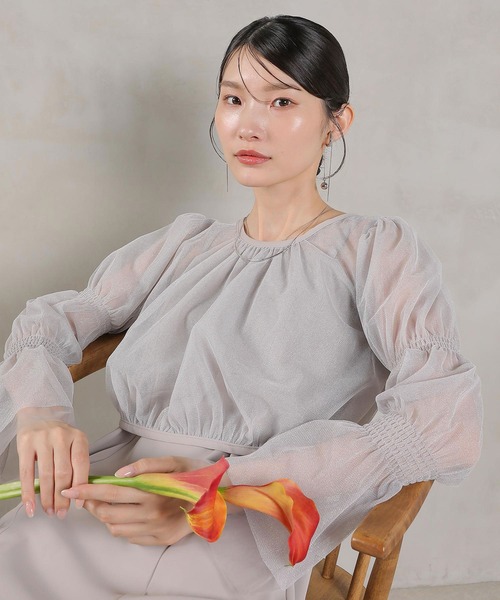 Kana（カナ）の「ラメチュールボレロ マーメイド キャミワンピース 2点セット パーティー ドレス 結婚式 お呼ばれ オケージョン（ドレス・レディース・ブラック/ライトグレー/ネイビー・M）」の8枚目の写真