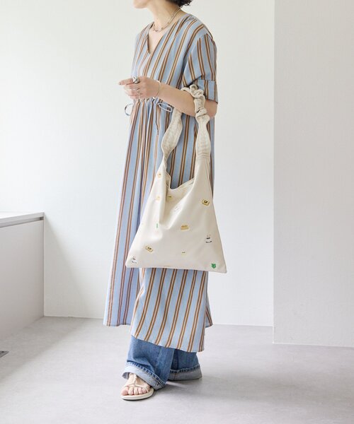 SUM1 STYLE スミスタイル ワンピース 青 美品 ear ear PAPILLONNER（イアパピヨネ）の「【SUM1 STYLE（スミ