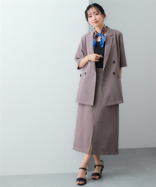 7days Life Styling（セブンデイズライフスタイリング）の「透け対策ダブルフロントスクエアネックタンクトップ（タンクトップ・レディース・ブラック/オフホワイト・S/M/L/LL）」の11枚目の写真