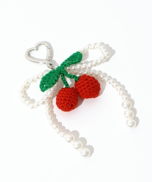 flower(フラワー)の「チェリーボウノットチャーム(キーホルダー・レディース・アイボリー・FREE)」の9枚目の写真