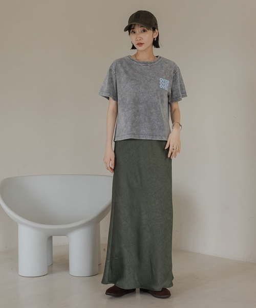 LOWRYS FARM（ローリーズファーム）の「ヴィンテージロゴＴＥＥ　576421（Tシャツ/カットソー・レディース・グレー/ピンク/ホワイト/チャコールグレー・FREE）」の8枚目の写真