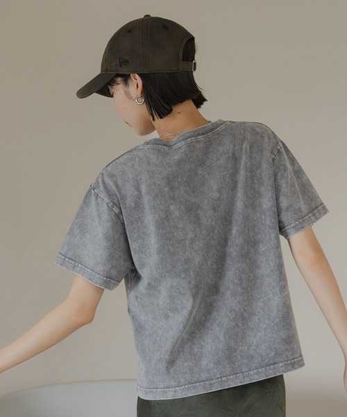 LOWRYS FARM（ローリーズファーム）の「ヴィンテージロゴＴＥＥ　576421（Tシャツ/カットソー・レディース・グレー/ピンク/ホワイト/チャコールグレー・FREE）」の11枚目の写真