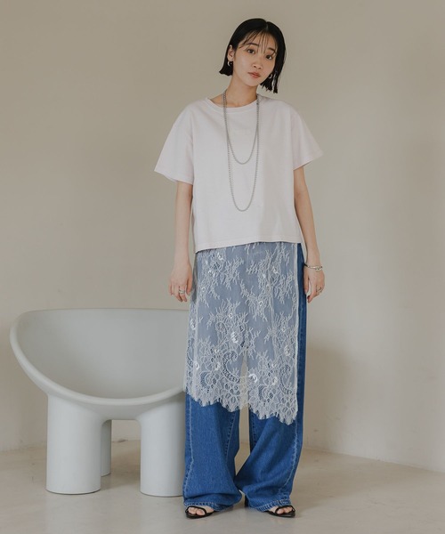 LOWRYS FARM（ローリーズファーム）の「ヴィンテージロゴＴＥＥ　576421（Tシャツ/カットソー・レディース・グレー/ピンク/ホワイト/チャコールグレー・FREE）」の13枚目の写真