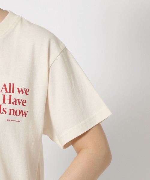 LOWRYS FARM（ローリーズファーム）の「ヴィンテージロゴＴＥＥ　576421（Tシャツ/カットソー・レディース・グレー/ピンク/ホワイト/チャコールグレー・FREE）」の21枚目の写真