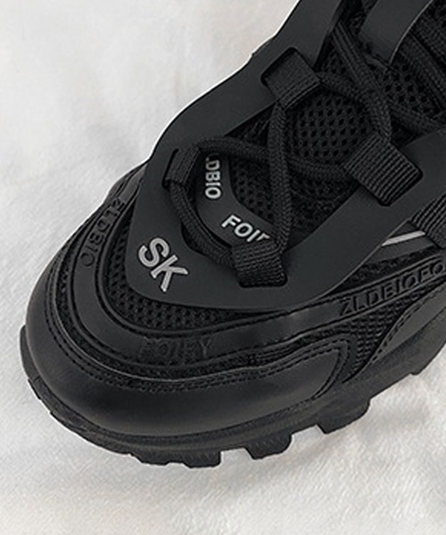 shoes365(シューズスリーシックスファイヴ)の「【SHOES 365】厚底ダッドスニーカー メンズ(スニーカー・メンズ・ブラック/ホワイト・24.5cm/25.5cm/26.5cm/25.0cm/26.0cm/27.0cm)」の11枚目の写真