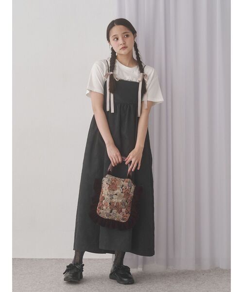 merry jenny（メリージェニー）の「bearジャガードハンドバッグ（ハンドバッグ・レディース・ブラック/ボルドー/ベージュ・FREE）」の13枚目の写真