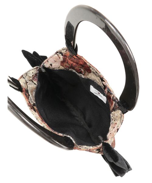 merry jenny(メリージェニー)の「bearジャガードハンドバッグ(ハンドバッグ・レディース・ブラック/ボルドー/ベージュ・FREE)」の11枚目の写真