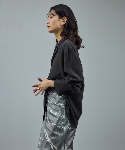 センソユニコ ブラウス ann吉 センソユニコ 七分袖フリルデザイン