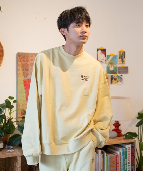 ★送料・関税込★SPAO★basic sweatshirt★スウェット★ skoool logo crew neck sweat(スウェット)|skoool(スクール