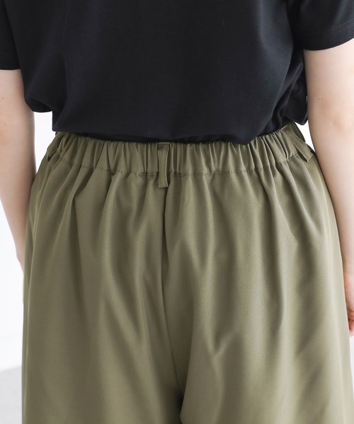 somari imagination（ソマリ イマジネーション）の「『チュール切替レースアップワイドパンツ』（その他パンツ・レディース・ブラック/カーキ・2/1）」の11枚目の写真
