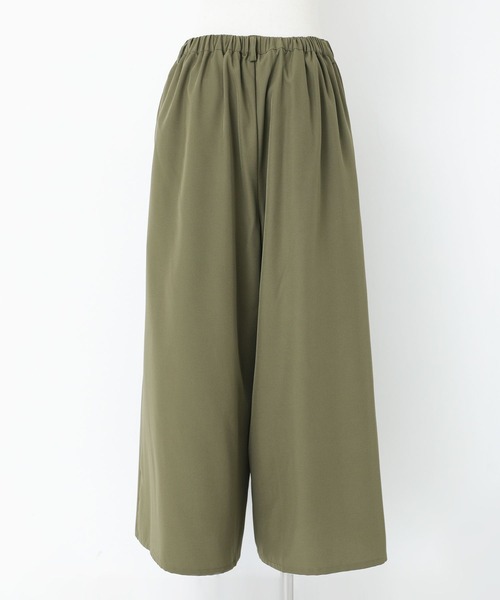 somari imagination（ソマリ イマジネーション）の「『チュール切替レースアップワイドパンツ』（その他パンツ・レディース・ブラック/カーキ・2/1）」の21枚目の写真