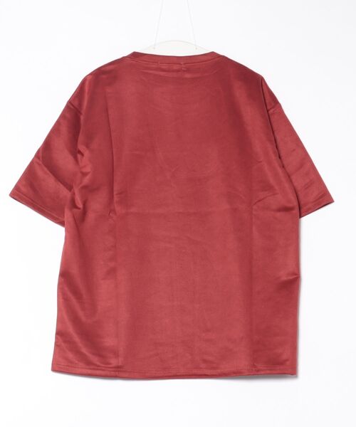 WARAIJOGO(ワライジョウゴ)の「【WARAIJOGO】ベロアタッチオーバーサイズプリントTシャツ(NEZ)(Tシャツ/カットソー・レディース・レッド/グリーン/グレー/ブラック/ブラウン・FREE)」の6枚目の写真