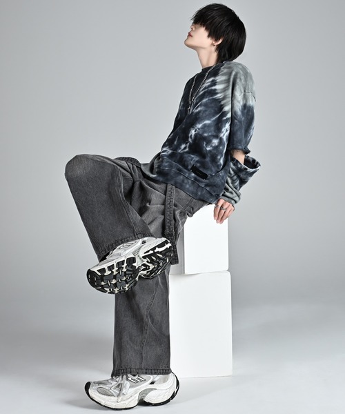 ADRER（アドラー）の「Switch-Sleeve Heavy Weight Sweat / スイッチスリーブヘビーウェイトスウェット（スウェット・メンズ・ブラック系2/ブラック系1/グレー系1/ホワイト系1/ブラウン系1・L/M/S/XS）」の14枚目の写真