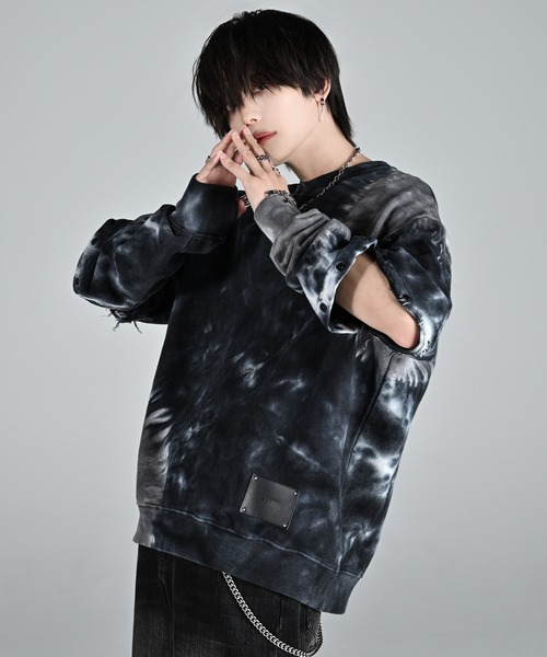 ADRER（アドラー）の「Switch-Sleeve Heavy Weight Sweat / スイッチスリーブヘビーウェイトスウェット（スウェット・メンズ・ブラック系2/ブラック系1/グレー系1/ホワイト系1/ブラウン系1・L/M/S/XS）」の19枚目の写真