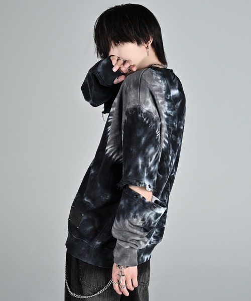 ADRER（アドラー）の「Switch-Sleeve Heavy Weight Sweat / スイッチスリーブヘビーウェイトスウェット（スウェット・メンズ・ブラック系2/ブラック系1/グレー系1/ホワイト系1/ブラウン系1・L/M/S/XS）」の21枚目の写真