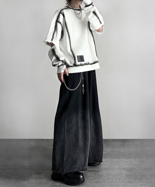 スイッチスリーブヘビーウェイトスウェット　Sサイズ ADRER トレーナー スウェット Switch-Sleeve Heavy Weight Sweat