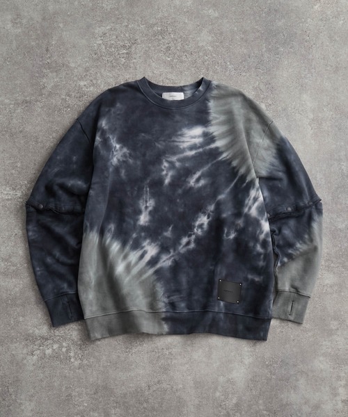 ADRER（アドラー）の「Switch-Sleeve Heavy Weight Sweat / スイッチスリーブヘビーウェイトスウェット（スウェット・メンズ・ブラック系2/ブラック系1/グレー系1/ホワイト系1/ブラウン系1・L/M/S/XS）」の12枚目の写真
