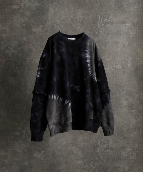 ADRER（アドラー）の「Switch-Sleeve Heavy Weight Sweat / スイッチスリーブヘビーウェイトスウェット（スウェット・メンズ・ブラック系2/ブラック系1/グレー系1/ホワイト系1/ブラウン系1・L/M/S/XS）」の16枚目の写真