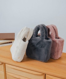 EVOL（イーボル）の「【軽量・ミニサイズ】2WAYファーバッグ LZ40243（ハンドバッグ）」