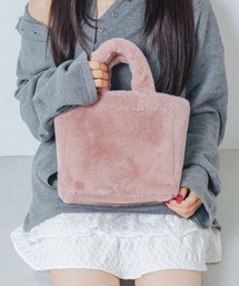 EVOL（イーボル）の「【軽量・ミニサイズ】2WAYファーバッグ LZ40243（ハンドバッグ）」