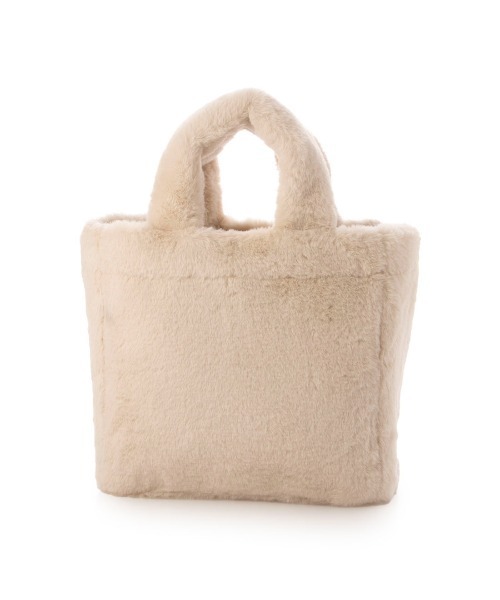 EVOL（イーボル）の「【軽量・ミニサイズ】2WAYファーバッグ LZ40243（ハンドバッグ・レディース・グレー/アイボリー/ピンク・FREE）」の12枚目の写真