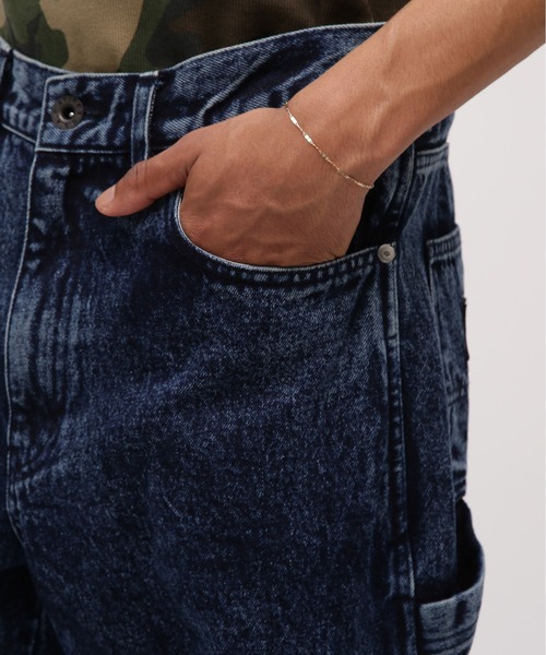 AVIREX（アヴィレックス）の「LEATHER PATCH DENIM PANTS / レザーパッチ デニムパンツ / AVIREX / アヴィレックス（デニムパンツ・メンズ・インディゴブルー/ブラック・LARGE/X-LARGE/XX-LARGE/MEDIUM）」の15枚目の写真