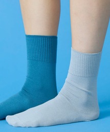 meri ja kuu（メリ・ヤ・クー）の「【 meri ja kuu  / メリ ヤ ク― 】リブ先丸シルクコットンソックス　HPI（ソックス/靴下）」