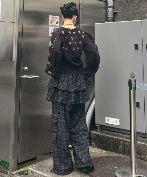 Candy Stripper（キャンディストリッパー）の「CHECK SKIRT パンツ（その他パンツ・レディース・ブラウン/ブラック・FREE）」の7枚目の写真