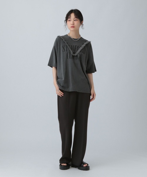 LEPSIM（レプシィム）の「よく伸びスラックスパンツSS　498780（その他パンツ・レディース・ブラック/ブラウン・MEDIUM/LARGE）」の6枚目の写真
