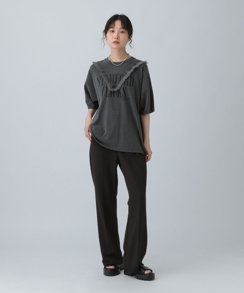 LEPSIM（レプシィム）の「よく伸びスラックスパンツSS　498780（その他パンツ・レディース・ブラック/ブラウン・MEDIUM/LARGE）」の7枚目の写真