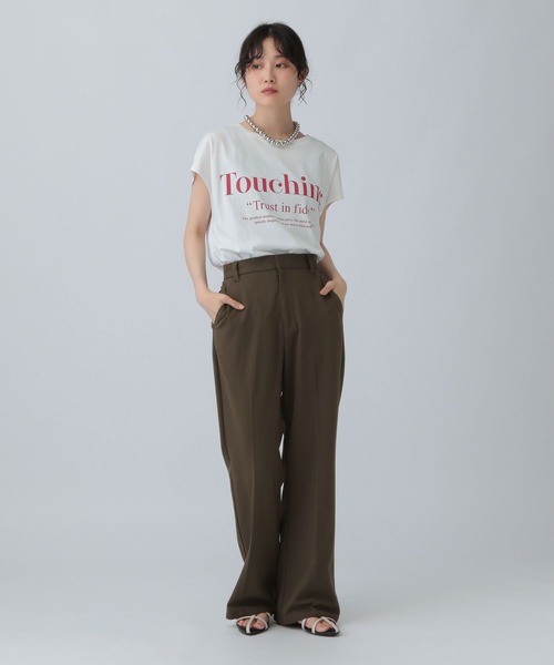 LEPSIM（レプシィム）の「よく伸びスラックスパンツSS　498780（その他パンツ・レディース・ブラック/ブラウン・MEDIUM/LARGE）」の12枚目の写真