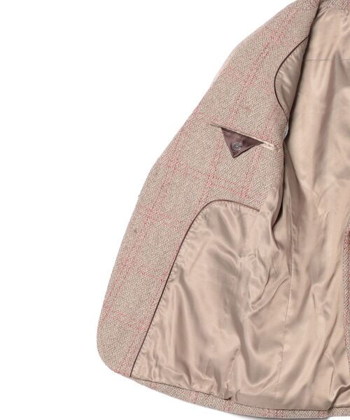 BANANA REPUBLIC FACTORY STORE（バナナリパブリック ファクトリーストア）の「BANANA REPUBLIC FACTORY STORE　　テーラードフィット ウールブレンドウィンドウペンジャケット（テーラードジャケット・メンズ・ベージュ・40/38/36/42/34）」の5枚目の写真