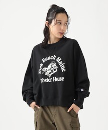 Russell Athletic | 【別注】RUSSELL ATHLETIC / プリント クルーネック スウェット(スウェット)