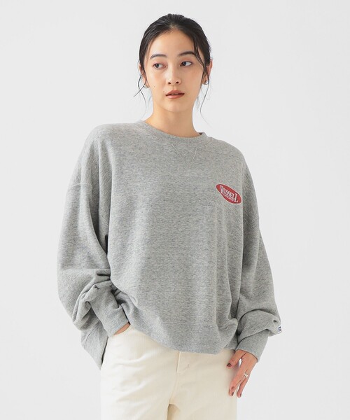 別注】RUSSELL ATHLETIC / プリント クルーネック スウェット