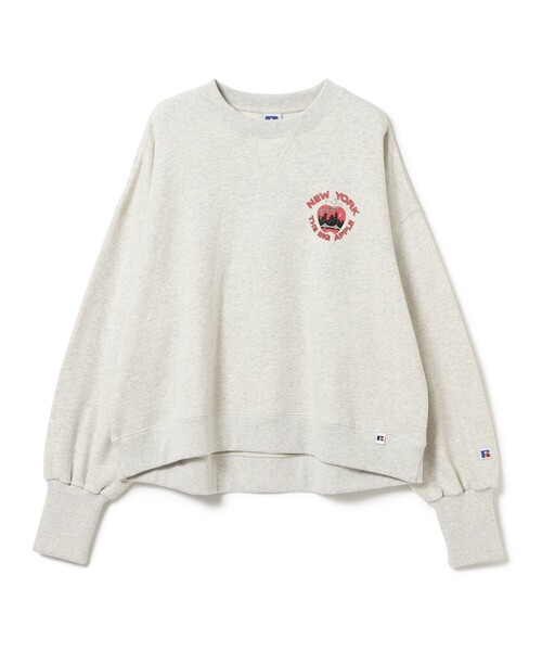 別注】RUSSELL ATHLETIC / プリント クルーネック スウェット