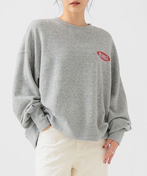 別注】RUSSELL ATHLETIC / プリント クルーネック スウェット