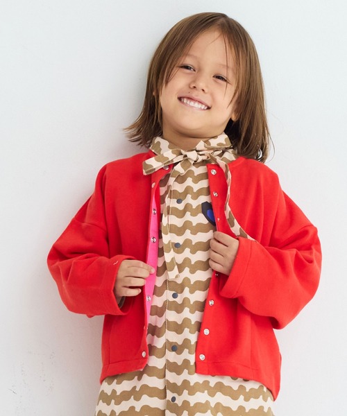 MARKEY'S（マーキーズ）の「マルーンカーディガン（カーディガン/ボレロ・キッズ・グリーン/レッド/ブラウン/イエロー・90/100/110/120/150/80/130/95/140）」の4枚目の写真