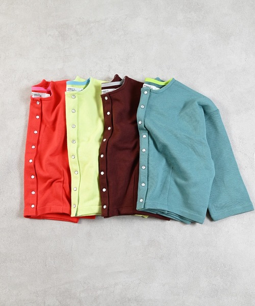 MARKEY'S（マーキーズ）の「マルーンカーディガン（カーディガン/ボレロ・キッズ・グリーン/レッド/ブラウン/イエロー・90/100/110/120/150/80/130/95/140）」の15枚目の写真