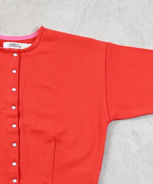 MARKEY'S（マーキーズ）の「マルーンカーディガン（カーディガン/ボレロ・キッズ・グリーン/レッド/ブラウン/イエロー・90/100/110/120/150/80/130/95/140）」の7枚目の写真