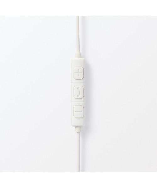 無印良品（ムジルシリョウヒン）の「モバイルイヤホン　マイク付／ＵＳＢ－Ｃタイプ　　ホワイト／ＭＪ－ＵＥ１（ヘッドフォン/イヤホン・メンズ・ホワイト・FREE）」の2枚目の写真