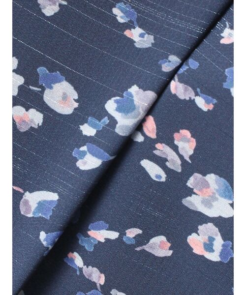 TONAL(トーナル)の「フラワーシアーJQボウタイブラウス(シャツ/ブラウス・レディース・ネイビー/ボルドー・MEDIUM)」の14枚目の写真