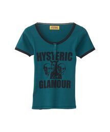 HYSTERICS レディースTシャツ Amazon | [ヒステリックグラマー] GIRL ON THE TOP 七分袖T