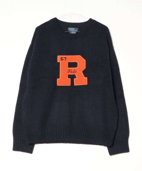 セール】ヴィンテージ フィット ウール レター セーター（ニット