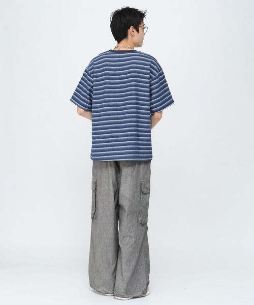 3.3 Field Trip (3.3フィールドトリップ)の「3.3 Field Trip/ボーダーT(Tシャツ/カットソー・メンズ・ブルー・FREE)」の4枚目の写真