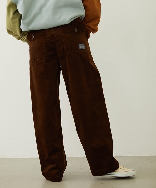MILKFED.(ミルクフェド)の「WORK STYLE CORDUROY PANTS(その他パンツ・レディース・オフホワイト/ライトブルー/ブラウン・S/M)」の6枚目の写真